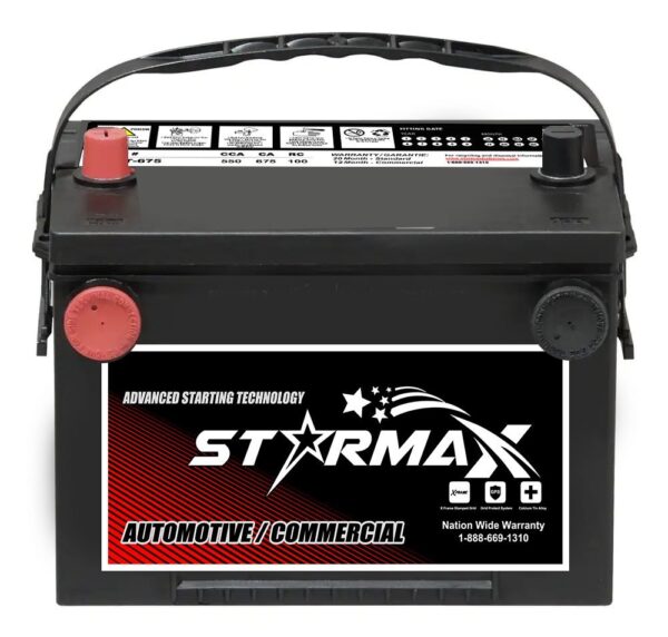 PS 78DT-625  Group 34/78DT 675CA, 550CCA, 100RC Universal Dual Terminal Battery - 12 Volt