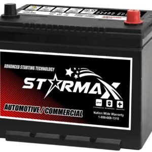 PS 58R-675  Group 58R 700CA, 560CCA, 100RC Automotive Starting Battery, 12 Volt - Top Terminal