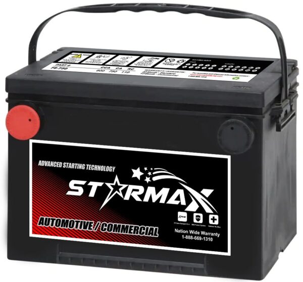 PS 78-800  Group 78 750CA, 600CCA, 110RC  Automotive Starting Battery 12 Volt -  Side Terminal