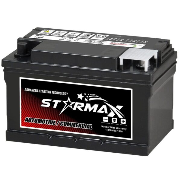 PS 41-800  Group 41 800CA, 650CCA, 115RC Automotive Starting Battery, 12 Volt - Top Terminal