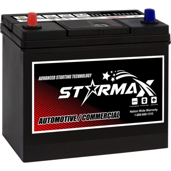 PS NS60 Automotive Starting Battery, 12 Volt - Top Terminal (Group Size 51 (46B24R) Battery, 330CCA)
