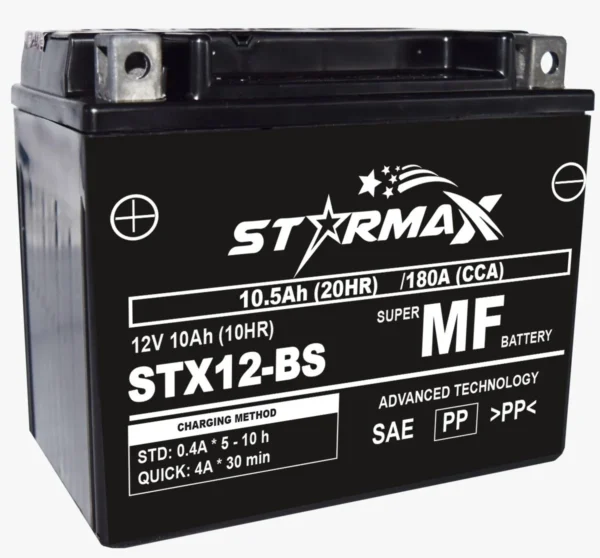 STX12-BS High Performance Factory Activated AGM Maintenance Free Battery