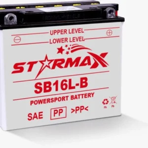 SB16L-B High Performance Premium Flooded Powersport Battery