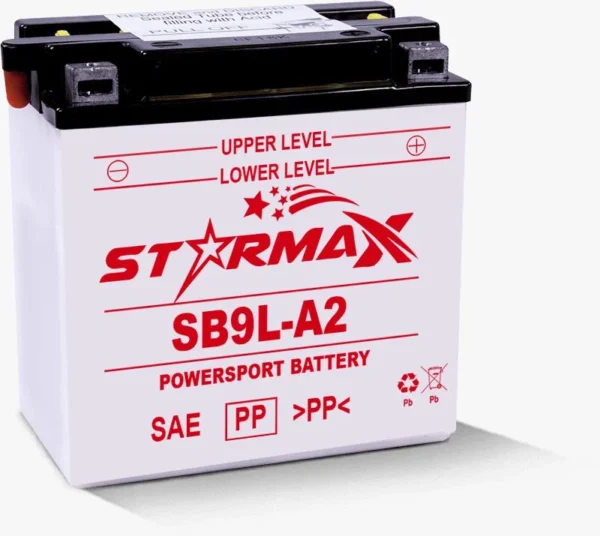 SB9L-A2 High Performance Conventional Powersport Battery
