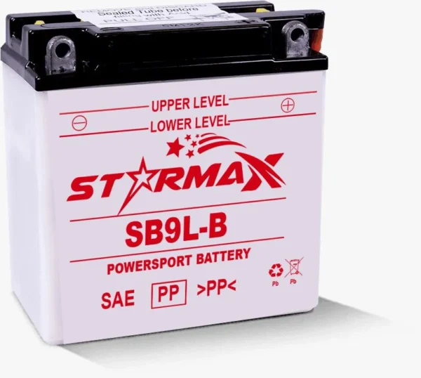SB9L-B High Performance Premium Flooded Powersport Battery