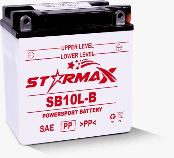 SB10L-B High Performance Premium Flooded Powersport Battery