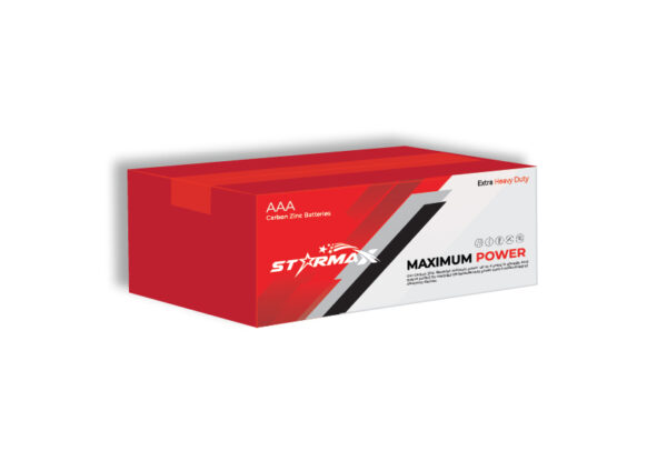 Starmax Extra Heavy Duty AAA Size Carbon Zinc Battery (1800-Pack)