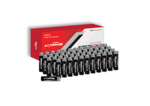 Starmax Extra Heavy Duty AAA Size Carbon Zinc Battery (60-Pack)