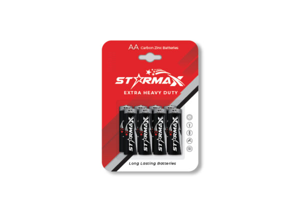 Starmax Extra Heavy Duty AA Size Carbon Zinc Battery (8-Pack)