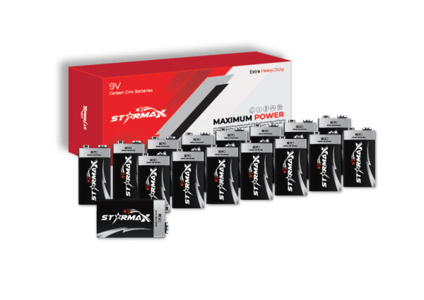 Starmax Extra Heavy Duty 9V Size Carbon Zinc Battery (16-Pack)