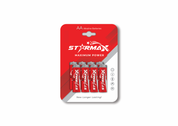 Starmax AA 8 Pack 1.5 V Alkaline Battery