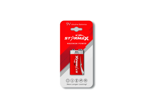 Starmax 9V 1 Pack Alkaline Battery