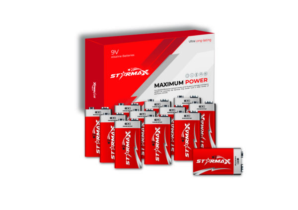 Starmax 9V 12 Pack Alkaline Battery