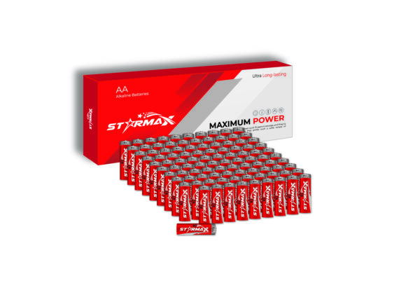 Starmax AA 100 Pack 1.5 V Alkaline Battery