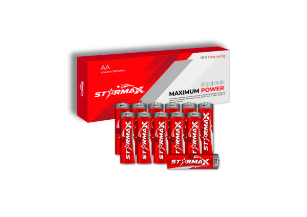 Starmax AA 12 Pack 1.5 V Alkaline Battery