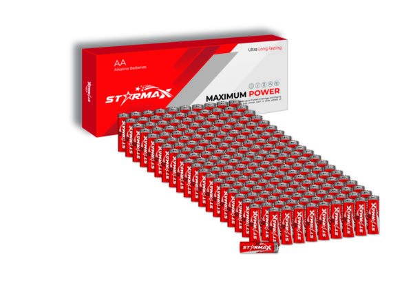 Starmax AA 200 Pack 1.5 V Alkaline Battery