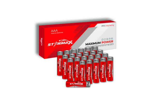 Starmax AAA 24 Pack 1.5 V Alkaline Battery