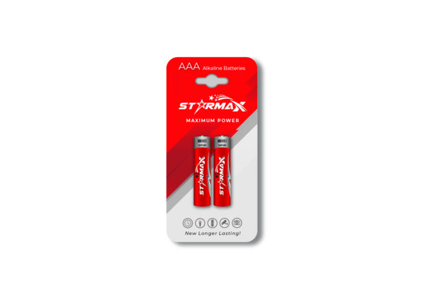 Starmax AAA 2 Pack 1.5 V Alkaline Battery