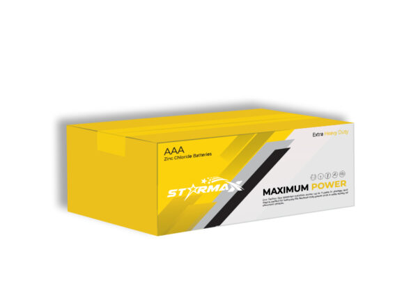 Starmax Extra Heavy Duty, AAA Size Zinc Chloride Battery (40-Pack)