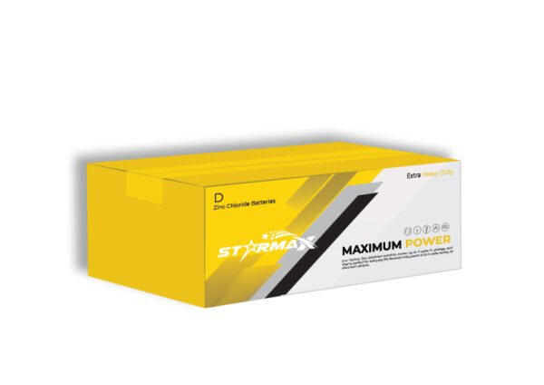 Starmax Extra Heavy Duty, D Size Zinc Chloride Battery (24-Pack)
