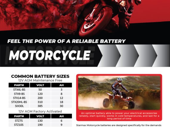 Powersport Battery Flyer