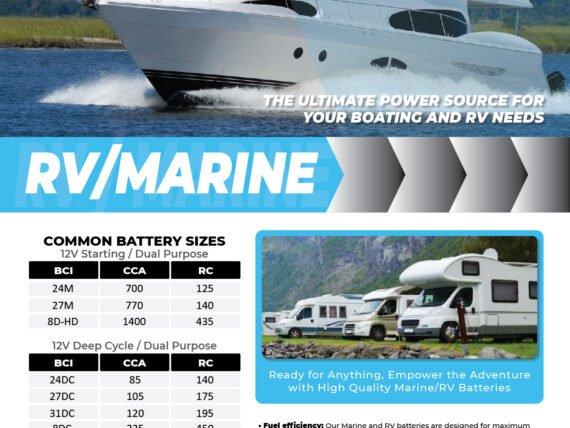 RV and MARINE Battery Flyer