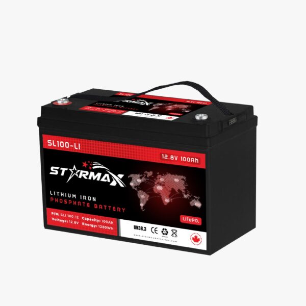Starmax STL100-LI 12V 100Ah Lithium Iron Phosphate (LiFePO4) Deep Cycle Battery