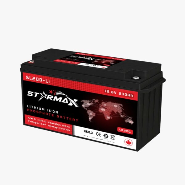 Starmax STL200-LI 12V 200Ah Lithium Iron Phosphate (LiFePO4) Deep Cycle Battery