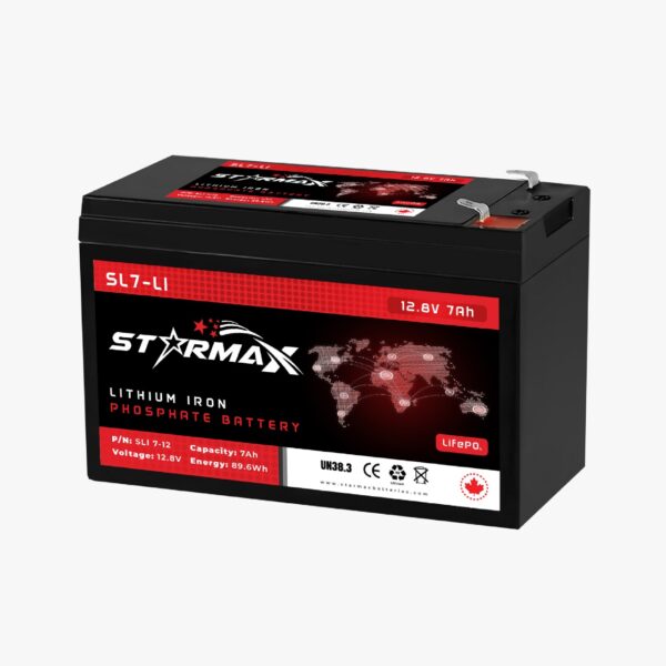 Starmax STL7-LI 12V 7Ah Lithium Iron Phosphate (LiFePO4) Deep Cycle Battery