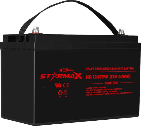 Starmax HR12475W High Rate AGM Battery