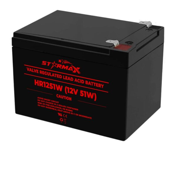 Starmax HR1251W High Rate AGM Battery
