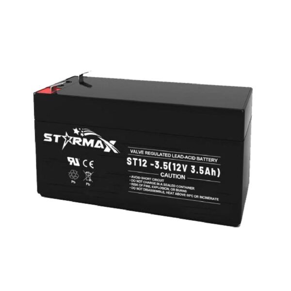Starmax ST12-3.5 12V 3.5Ah Sealed Lead Acid AGM Battery