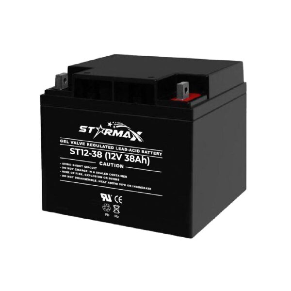 Starmax ST12-38 12V 38Ah Sealed Lead Acid AGM Battery