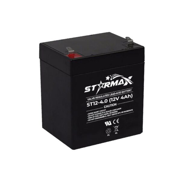 Starmax ST12-4.0 12V 4.0Ah Sealed Lead Acid AGM Battery