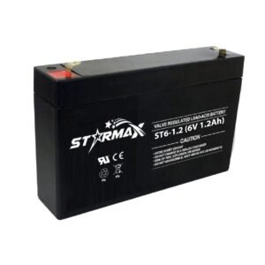 Starmax ST6-1.2 6V 1.2Ah Sealed Lead Acid AGM Battery – T1 Terminal