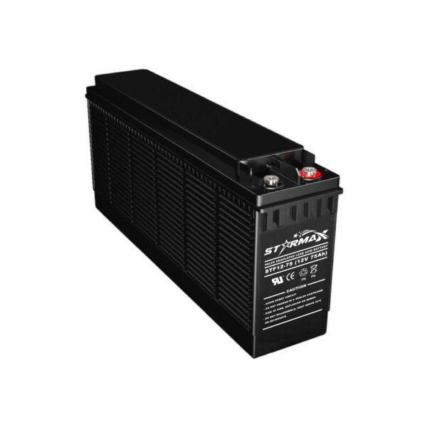 Starmax STF12-75 12V 75Ah Telecom Front Terminal Long-Life AGM Battery