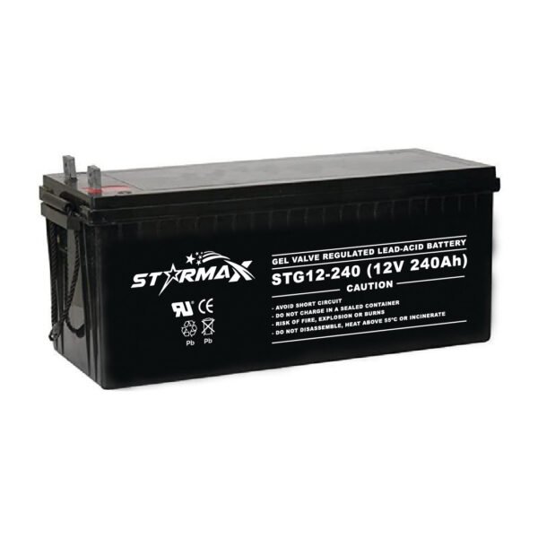 Starmax STG12-240 12V 240Ah Deep Cycle GEL VRLA Battery