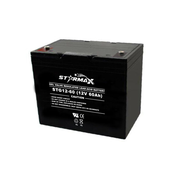 Starmax STG12-60 12V 60Ah Deep Cycle GEL VRLA Battery