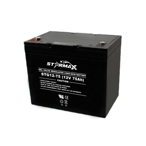 Starmax STG12-75 12V 75Ah Deep Cycle GEL VRLA Battery