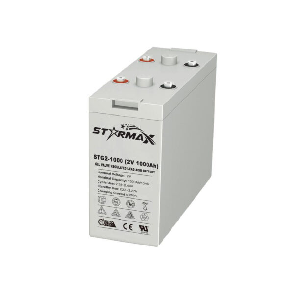 Starmax STG2-1000 2V 1000Ah Deep Cycle GEL VRLA Battery