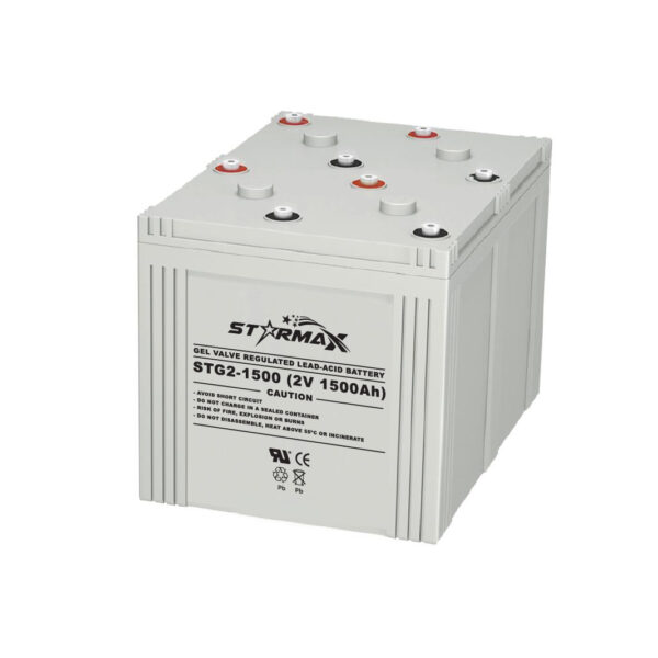 Starmax STG2-1500 2V 1500Ah Deep Cycle GEL VRLA Battery
