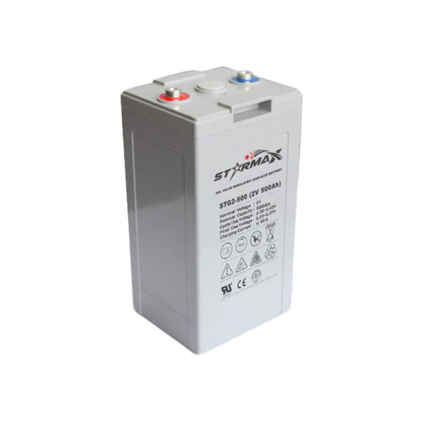 Starmax STG2-500 2V 500Ah Deep Cycle GEL VRLA Battery