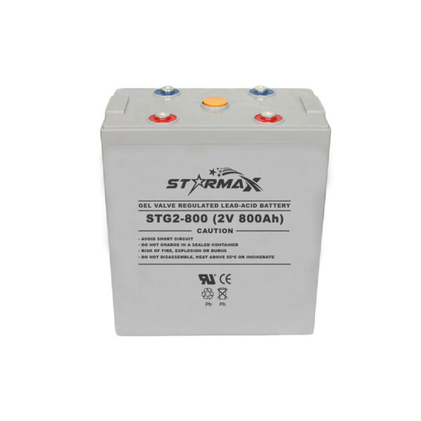 Starmax STG2-800 2V 800Ah Deep Cycle GEL VRLA Battery