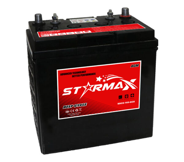 Starmax SDC8-165-GC8 8V 165Ah Motive Deep Cycle AGM Battery